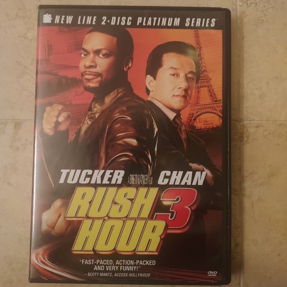 Rush Hour 3 (DVD, 2007, 2-Disc Set, Platinum Series) Pre-Owned Tested Working